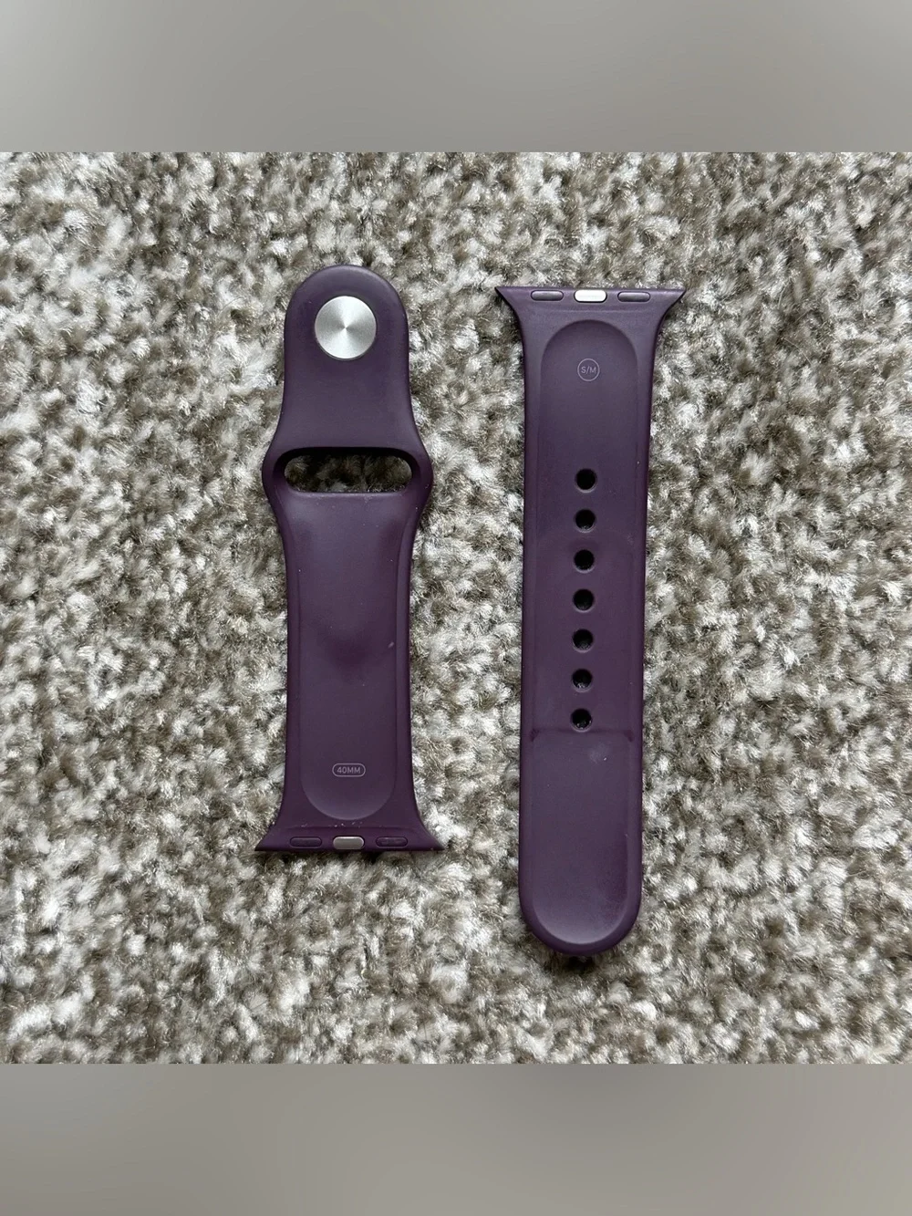 Genuine Apple Watch Sport Band (compatible with 38/40/41mm) S/M Band Plus Case